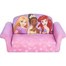 Sofá Marshmallow 2 em 1 Flip Open Foam Disney Princesses