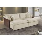 Sofá Martins M-160 Linho 2 Módulos De 80cm Estofados Martins Linho Creme