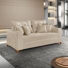 Sofá Martins M-205 Linho 200cm Living Estofados Martins