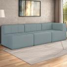 Sofá Modulado 3 Lugares 231cm Espuma D33 Multimóveis CR45359