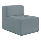 Sofá Modulado Na Caixa 1 Lugar 77cm Espuma D33 Multimóveis CR45350 Azul