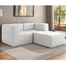 Sofá Modulado Na Caixa 3 Lugares 154cm Espuma D33 Multimóveis CR45355 Branco Sofá Modulado Na Caixa 3 Lugares 154cm Espuma D33 Multimóveis CR45355 Branco