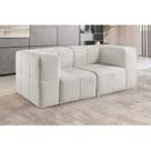 Sofá Modular 2 Lugares Bouclé