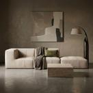 Sofá Modular 2 Lugares Com 1 Braço 1 Chaise Inflow Boucle Linho Vem Na Caixa Compacto Moderna Sofá Modular 2 Lugares Com 1 Braço 1 Chaise Inflow Boucle Linho Vem Na Caixa Compacto Moderna