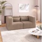 Sofá Modular 2 Lugares com Braços Laterais EasyBox CabeCasa MadeiraOriginals