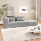 Sofá Modular 2 Lugares com puff EasyBox CabeCasa MadeiraOriginals