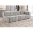 Sofá Modular 3 Lugares Bouclé