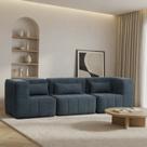 Sofá Modular 3 Lugares Easybox Cabecasa Madeiraoriginals Cotelê Verde Escuro Sofá Modular 3 Lugares Easybox Cabecasa Madeiraoriginals Cotelê Verde Escuro