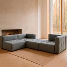 Sofa modular 4 lugares Burgos - COLISEU