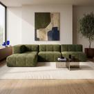 Sofá Modular Boucle Plus - 3 Lugares - 1 Canto com Apoio de Pé