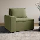 Sofá Modular com Braço Esquedo 105cm Zen CabeCasa MadeiraOriginals