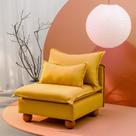 Sofá Modular com Encosto Pé Bolinha Sôma CabeCasa MadeiraOriginals