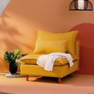 Sofá Modular com Encosto Pé Madeira Sôma CabeCasa MadeiraOriginals Amarelo Mostarda Sofá Modular com Encosto Pé Madeira Sôma CabeCasa MadeiraOriginals Amarelo Mostarda