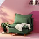 Sofá Modular com Encosto Pé Madeira Sôma CabeCasa MadeiraOriginals Verde Sofá Modular com Encosto Pé Madeira Sôma CabeCasa MadeiraOriginals Verde