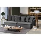 Sofá Modular Olinda 4 Lugares 2.30 MT com Molas Retrátil e Reclinável Veludo Nobre Sofatec