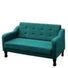 Sofá Namoradeira 2 Lugares Decorativa Para Sala Quarto Bella Suede Diversas Cores