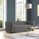 Sofá Namoradeira Amsterdam 1,40m Suede Cinza - Inova Decorações Sofá Namoradeira Amsterdam 1,40m Suede Cinza - Inova Decorações