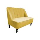 Sofá Namoradeira Poltrona Decorativa 2 Lugares Teles Suede