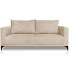 Sofa Nori 3 Lugares Pes De Ferro 200cm Linho Boucle 3301 Ezz 3301 Sofa Nori 3 Lugares Pes De Ferro 200cm Linho Boucle 3301 Ezz 3301