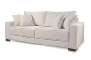 Sofá OffWhite Linho Marrocos 3 Lugares 2,2m Confortável Moderno