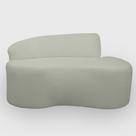Sofa Organico Curvo 2 lugares 145 cm Boucle Menta