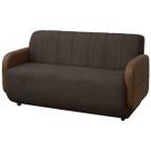 Sofá Orgânico Curvo Malbec 2 Lugares 130cm Bouclê Facto - SOFA STORE