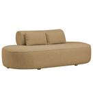 Sofá Orgânico Horizonte 3 Lugares 180cm Bouclé Camel - Nexta Casa