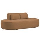 Sofá Orgânico Horizonte 3 Lugares 210cm Bouclé Terracota - Nexta Casa