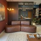 Sofá Orgânico Módulo Curvo Savana 02 METROS material sintético Modena Whisk - Montanari s Decor