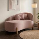 Sofá Orgânico Rose Pé De Madeira Curvo Feijão Divã Linho Confortável Resistente Para Salas e Consultório Flora Sofá Orgânico Rose Pé De Madeira Curvo Feijão Divã Linho Confortável Resistente Para Salas e Consultório Flora