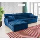 Sofá Orlando 2.40x1.50m com Chaise, Retrátil e Reclinável