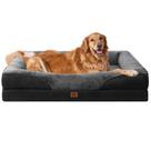 Sofá ortopédico extra grande de espuma viscoelástica EHEYCIGA XL para cães