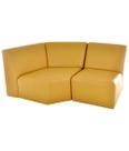 Sofá para Recepção de Escritório Linha Recepção Napoli Amarelo Sofá para Recepção de Escritório Linha Recepção Napoli Amarelo