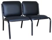 Sofá para Recepção de Escritório Linha Recepção Plus Preto Sofá para Recepção de Escritório Linha Recepção Plus Preto