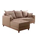 Sofá para Sala de Estar em Chaise Ônix