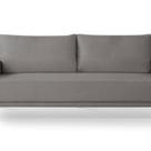 Sofá para Sala Estar Living Clássico 182cm Pés de Ferro Londres Cinza Medio Sofá para Sala Estar Living Clássico 182cm Pés de Ferro Londres Cinza Medio