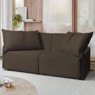 Sofá Para Sala Reclinavel Estofado Doux 200cm Veludo