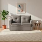 Sofá pequeno 02 Lugares 150cm Mobi Suede Herrero