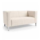Sofá Perola 2 Lugares Kubo 153cm Bouclé Off White - Sallar Home