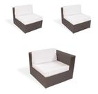 Sofá Poltronas Apice Módulos 2 De Centro E 1 De Canto Fibra Sofá Poltronas Apice Módulos 2 De Centro E 1 De Canto Fibra