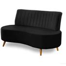 Sofá Qatar 135cm - Preto