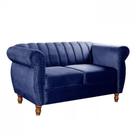 Sofá Realeza Decorativo Chesterfield Namoradeira Retrô Bella Decor