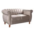 Sofá Realeza Decorativo Chesterfield Namoradeira Retrô Bella Decor Sofá Realeza Decorativo Chesterfield Namoradeira Retrô Bella Decor