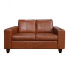 Sofá Regal 2 Lugares 151cm Conhaque de Couro Fixo Mempra Móveis Sofá Regal 2 Lugares 151cm Conhaque de Couro Fixo Mempra Móveis