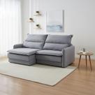 Sofá Retrátil 2 Lugares 180cm Colômbia Reclinável Braço Slim Veludo Cinza NS Cor:Cinza