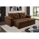 Sofá Retrátil 2 Lugares 202cm Astor 2131 Marrom