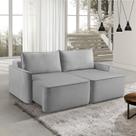 Sofá Retrátil 200cm 2 Lugares Moon 2323 Cinza Sofá Retrátil 200cm 2 Lugares Moon 2323 Cinza