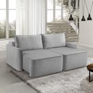 Sofá Retrátil 220cm 4 Lugares Moon 2323 Cinza Sofá Retrátil 220cm 4 Lugares Moon 2323 Cinza