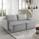 Sofá Retrátil 260cm 4 Lugares Moon 2323 Cinza Sofá Retrátil 260cm 4 Lugares Moon 2323 Cinza
