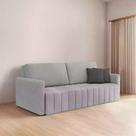 Sofá Retrátil Cama Alice 1,92m - 2 Lug. Encosto Deslizante Larbelle Móveis - Veludo Sofá Retrátil Cama Alice 1,92m - 2 Lug. Encosto Deslizante Larbelle Móveis - Veludo